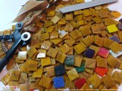 V520G-Mustard Gold Yellow_mosaictile_photo